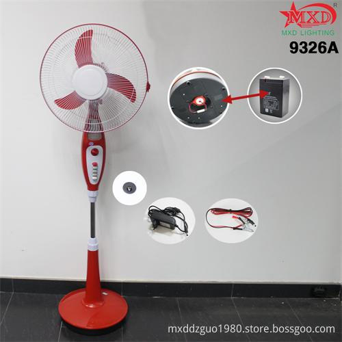 16 Inch Electronic Rechargeable Landing Air Fan Emergency Lamp